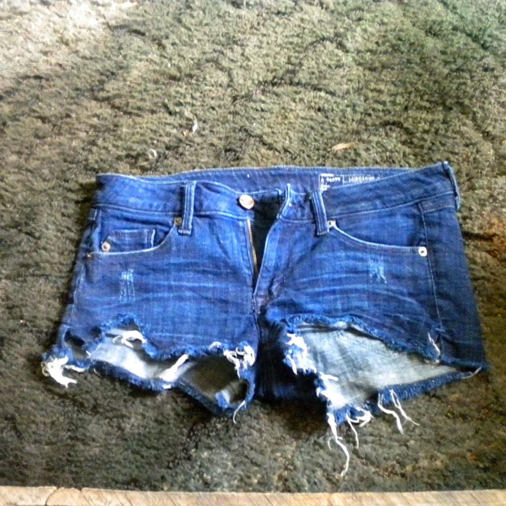 Fragile shorts, size 27, blue